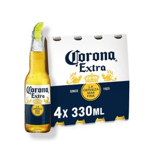 Corona Extra Premium Lager Beer bottles 4x330ml