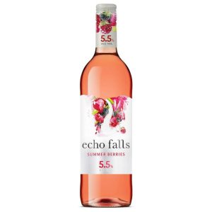 Echo Falls Summer Berries Fruit Fusion Rose Wine 5.5% ABV 75cl