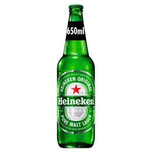 Heineken Lager Beer Bottle 650ml X 3